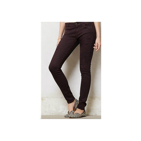 NWT KORAL DESTROYED SKINNY JEANS LEGGINGS $235!!! - Picture 1 of 4